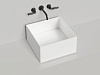 Раковина накладная Salini ARMONIA SQUARE 02 S-Stone 45 см