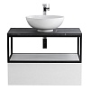 Консоль под раковину Cezares Cadro, 80 см, CADRO-80/46/30-1C-SO-MET-ST