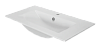 Раковины накладные Sanita Luxe Quadro, 90см, QDR90SLWB01
