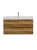 Тумба с раковиной BelBagno Marino-Cer-N, 100 см, MARINO-CER-N-1000-2C-SO-RR-P