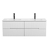 Тумба с раковиной Cezares Duet-N, 140 см, DUET-N-1400-4C-SO-2-BL