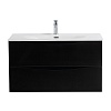 Тумба с раковиной BelBagno Marino-Cer-N, 90 см, MARINO-CER-N-900-2C-SO-NL-P