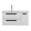 Тумба с раковиной Cezares Eco-Cer-N, 100 см, ECO-CER-N-1000-2C-1A-SO-BL-L