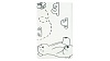 Коврик для ванной Fixsen Teddy, белый, FX-6001T