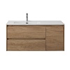 Тумба с раковиной BelBagno Kraft, 100 см, KRAFT-1000-2C-1A-SO-RNN-L