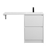 Тумба с раковиной под стиральную машину BelBagno Kraft-Lvd, 120 см, KRAFT-LVD-580/1200-2C-PIA-BO