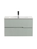 Тумба с раковиной Cezares Duet-N, 80 см, DUET-N-800-2C-SO-VPR-P
