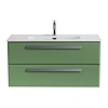 Тумба с раковиной Cezares Eco-Cer-N, 100 см, ECO-CER-N-1000-2C-SO-PS-P