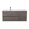 Тумба с раковиной BelBagno Kraft, 100 см, KRAFT-1000-2C-1A-SO-CG-L
