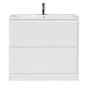 Тумба с раковиной BelBagno Albano, 90 см, ALBANO-900-2C-PIA-BL