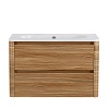 Тумба с раковиной Cezares Relax, 80 см, RELAX-800-2C-SO-RC-P