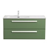 Тумба с раковиной Cezares Eco-Cer-N, 100 см, ECO-CER-N-1000-2C-SO-PS-P-L