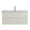 Тумба с раковиной Cezares Duet-N, 100 см, DUET-N-1000-2C-SO-AS-P