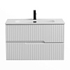 Тумба с раковиной Cezares Duet-N, 80 см, DUET-N-800-2C-SO-FBS-P