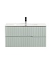 Тумба с раковиной Cezares Duet-N, 100 см, DUET-N-1000-2C-SO-VPR-P