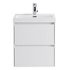 Тумба с раковиной BelBagno Pietra Mini, 50 см, PIETRA MINI-500-2C-SO-BL