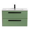 Тумба с раковиной Cezares Eco-Cer-N, 80 см, ECO-CER-N-800-2C-SO-PS-P