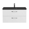 Тумба с раковиной BelBagno Aurora, 90 см, AURORA-900-2C-SO-BL