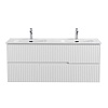 Тумба с раковиной Cezares Duet-N, 120 см, DUET-N-1200-2C-SO-2-BL