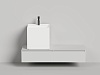 Раковина накладная Salini ARMONIA SQUARE TOP 03 S-Stone 45 см
