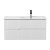 Тумба с раковиной Cezares Duet-N, 100 см, DUET-N-1000-2C-SO-BL-R