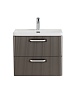Тумба с раковиной BelBagno Due, 60 см, DUE-600-2C-SO-GM-P
