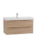 Тумба с раковиной BelBagno Marino-Cer-N, 100 см, MARINO-CER-N-1000-2C-SO-WO-P