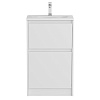 Тумба с раковиной BelBagno Kraft 39, 50 см, KRAFT39-500/390-2C-PIA-BO