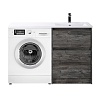 Тумба с раковиной под стиральную машину BelBagno Kraft-Lvd, 120 см, KRAFT-LVD-580/1200-2C-PIA-PP