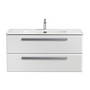 Тумба с раковиной Cezares Eco-Cer-N, 100 см, ECO-CER-N-1000-2C-SO-BL