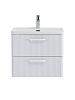 Тумба с раковиной BelBagno Due, 60 см, DUE-600-2C-SO-BL-P