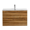 Тумба с раковиной BelBagno Marino-Cer-N, 80 см, MARINO-CER-N-800-2C-SO-RR-P