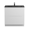 Тумба с раковиной BelBagno Marino, 80 см, MARINO-800-2C-PIA-BL-P