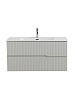 Тумба с раковиной Cezares Duet-N, 100 см, DUET-N-1000-2C-SO-GPR-P