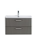 Тумба с раковиной BelBagno Due, 80 см, DUE-800-2C-SO-SAT-P
