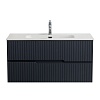 Тумба с раковиной Cezares Duet-N, 100 см, DUET-N-1000-2C-SO-GR-P