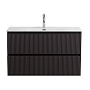 Тумба с раковиной BelBagno Uno, 100 см, UNO-1000-2C-SO-GSO