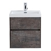 Тумба с раковиной BelBagno Pietra Mini, 50 см, PIETRA MINI-500AS-2C-SO-PT