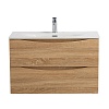 Тумба с раковиной BelBagno Marino-Cer-Mini, 80 см, MARINO-CER-MINI-800-2C-SO-WO-P