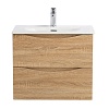 Тумба с раковиной BelBagno Marino-Cer-Mini, 60 см, MARINO-CER-MINI-600-2C-SO-WO-P
