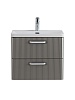 Тумба с раковиной BelBagno Due, 50 см, DUE-500-2C-SO-SAT-P