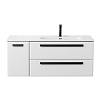 Тумба с раковиной Cezares Eco-Cer-N, 120 см, ECO-CER-N-1200-2C-1A-SO-BL-R