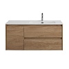 Тумба с раковиной BelBagno Kraft, 100 см, KRAFT-1000-2C-1A-SO-RNN-R