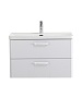 Тумба с раковиной BelBagno Due, 80 см, DUE-800-2C-SO-BL-P